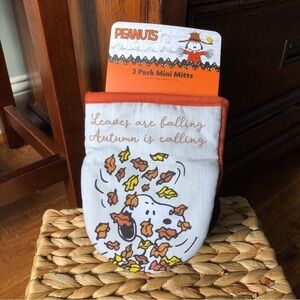 Peanuts: Autumn 2 pack mini mitts